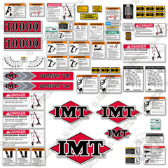 Fits IMT 10000 25' Decal Kit With Safety Stickers - Crane Truck