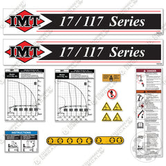 Fits IMT 17/117 Decal Kit Knuckle Boom Crane