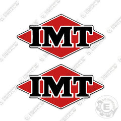 Fits IMT Crane Truck Decals Logo Decals (Set Of Two) - 7.5" x 4"