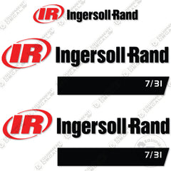 Fits Ingersoll-Rand 7/31 Compressor Decal Kit