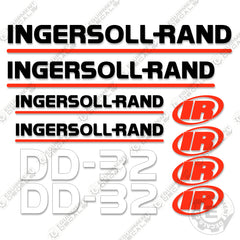 Fits Ingersoll-Rand DD-32 Roller Decal Kit
