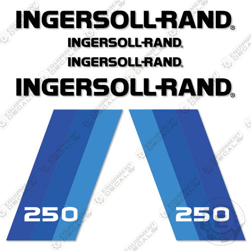 Scroll Compressor Sticker Fits Ingersoll-Rand 250 Decal Kit Compressor – Equipment Decals