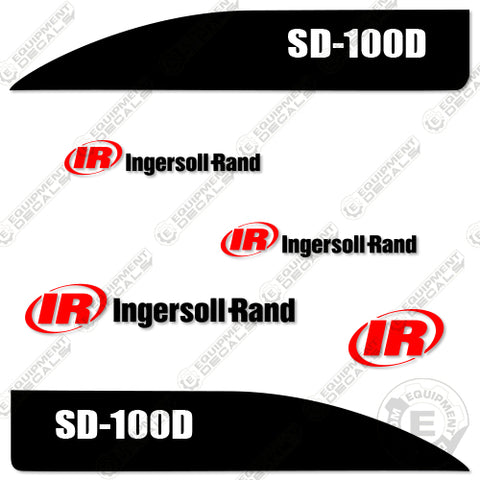 Fits Ingersoll-Rand SD-100D Decal Kit Roller