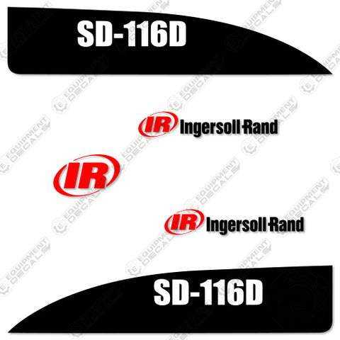 Fits Ingersoll-Rand SD-116D Decal Kit Roller