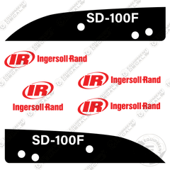 Fits Ingersoll-Rand SD-100F Decal Kit Compactor