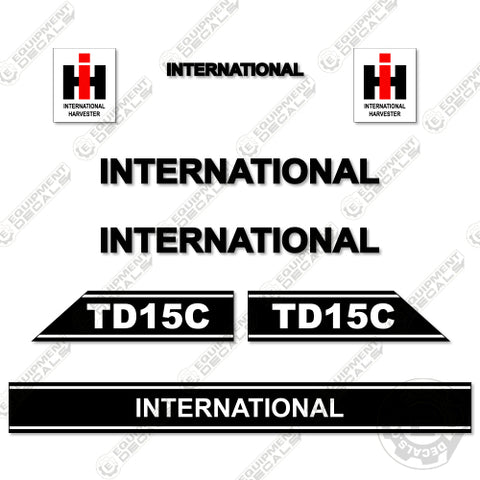 Fits International Harvester TD15C Decal Kit Dozer