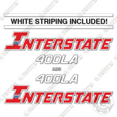 Fits Interstate 40DLA Decal Kit (Set of 2)