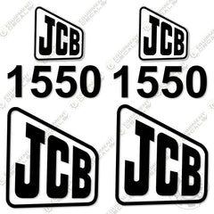 Fits JCB 1550 Decal Kit Backhoe