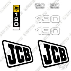 Fits JCB 190 Decals Kit Skid Steer