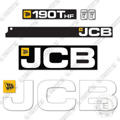 Fits JCB 190T HF Decals Kit Skid Steer Replacement Decals