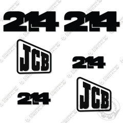 Fits JCB 214 Decal Kit Backhoe