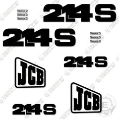 Fits JCB 214S Decal Kit Backhoe