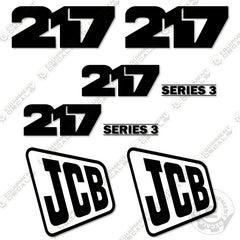 Fits JCB 217 Decal Kit Backhoe