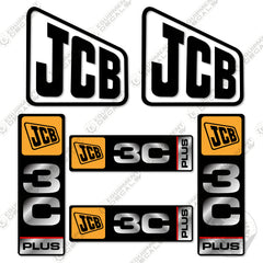Fits JCB 3C+ Decal Kit Backhoe