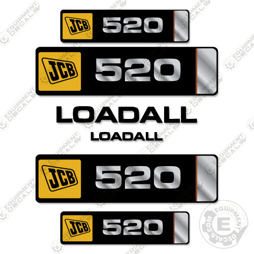 Jcb Telehandler Boom Sticker Fits JCB 520 Decal Kit Telehandler – Equipment Decals