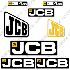 Fits JCB 524-50 Decal Kit Telehandler (2012 - 2014)