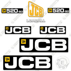 Fits JCB 520-50 Decal Kit Telehandler