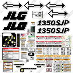 Fits JLG 1350SJP Decal Kit Boom Lift