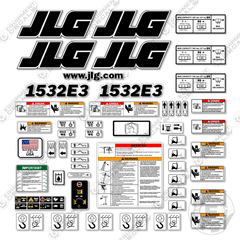 Fits JLG 1532E3 Decal Kit Scissor Lift