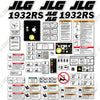 Image of Fits JLG 1932RS Decal Kit Scissor Lift
