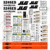 Image of Fits JLG 3246ES Decal Kit Scissor Lift (Pro-Fit)