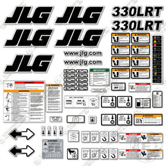 Fits JLG 330LRT Decal Kit Scissor Lift