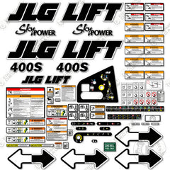 Fits JLG 400S Decal Kit Boom Lift (S/N 0300203771* to Present)