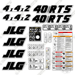 Fits JLG 40RTS Decal Kit Scissor Lift