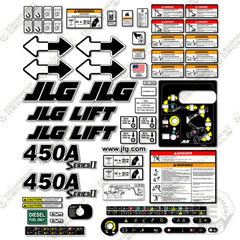Fits JLG 450A Decal Kit (SERIES II) Boom Lift
