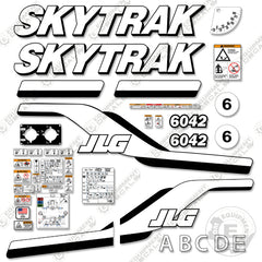 Fits JLG 6042 Decal Kit Telehandler Skytrak