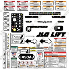 Fits JLG E450AJ Decal Kit Electric Boom Lift