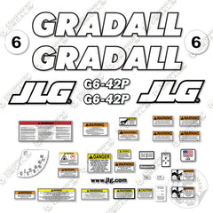 Fits JLG G6-42P Decal Kit Telehandler