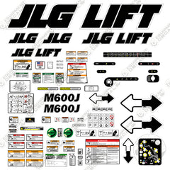 Fits M600J Decal Kit Boom Lift