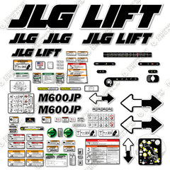 Fits JLG M600JP Decal Kit Boom Lift