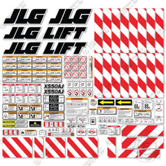 Fits JLG X550AJ Decal Kit Compact Boom Lift