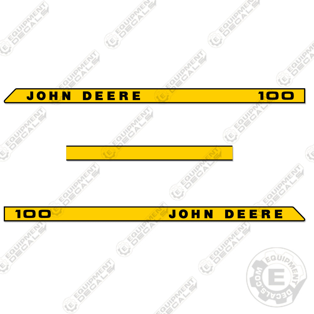 Fits John Deere 100 Riding Mower Decal Kit