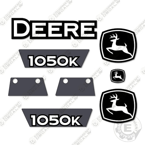 Fits John Deere 1050K Decal Kit Dozer Crawler