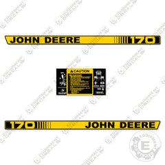 Fits John Deere 170 Decal Kit Riding Mower