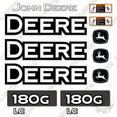 Fits John Deere 180G Decal Kit Excavator