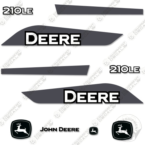 Fits John Deere 210 LE Backhoe Decal Kit
