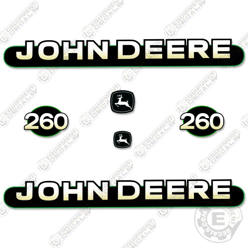 Fits John Deere 260 Skid Steer Decal Kit