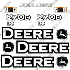 Fits John Deere 270D LC Decal Kit Excavator
