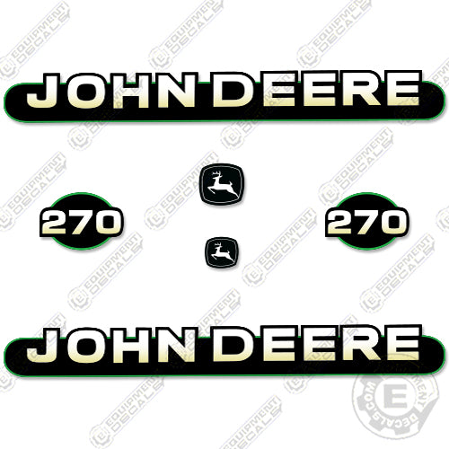 Fits John Deere 270 Skid Steer Decal Kit – Equipment Decals