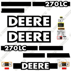 Fits John Deere 270LC Decal Kit Excavator