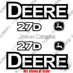Fits John Deere 27D Excavator Decal Kit