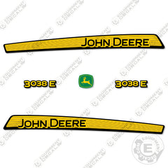 Fits John Deere 3038E Tractor Decal Kit (Older)