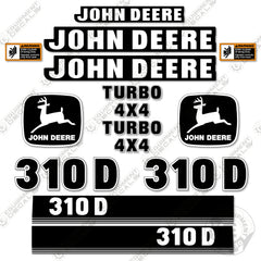 Fits John Deere 310D Decal Kit Backhoe Loader (Style 2)