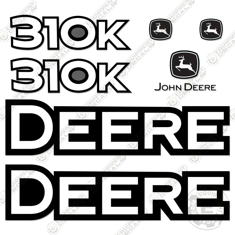 Fits John Deere 310K Backhoe Decal Kit