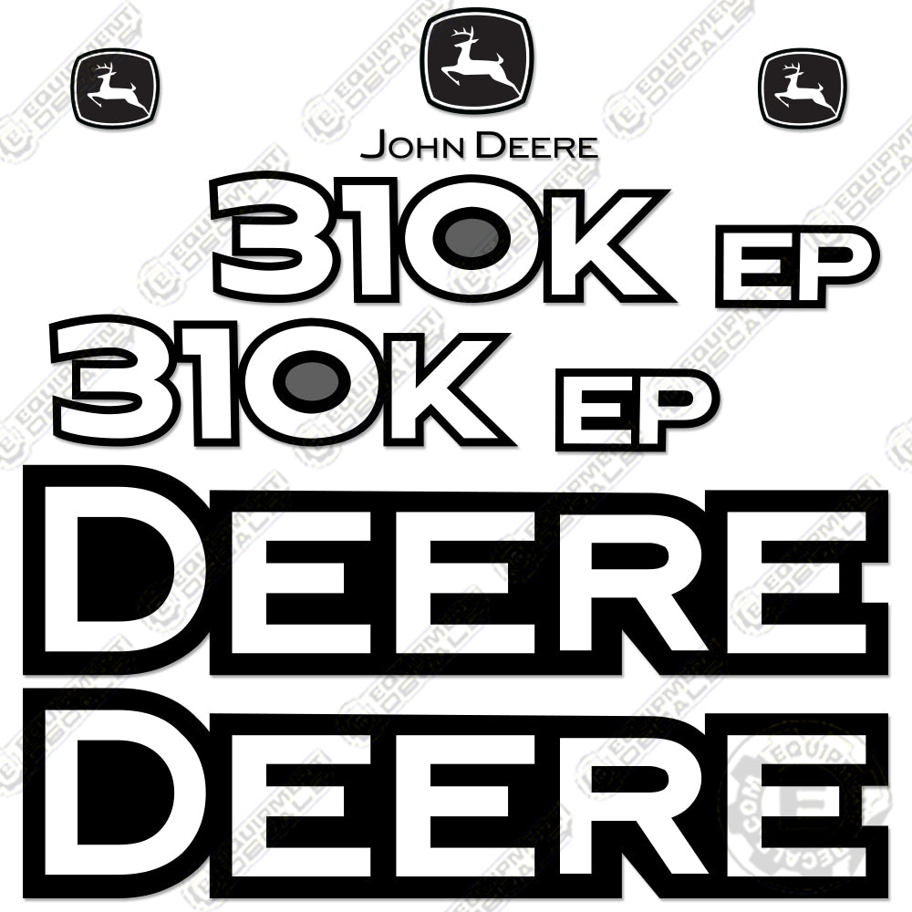 Fits John Deere 310K EP Backhoe Decal Kit