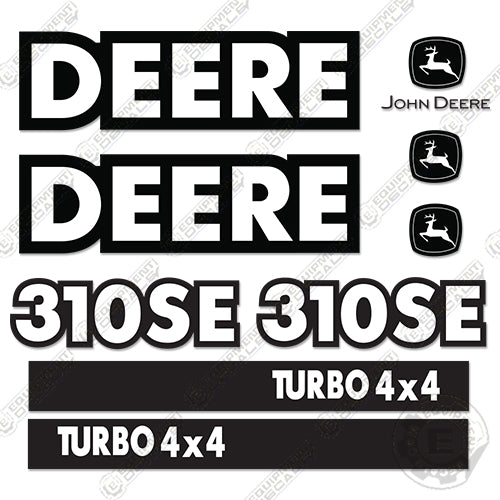 Fits John Deere 310SE Wheel Loader Backhoe Decal Kit
